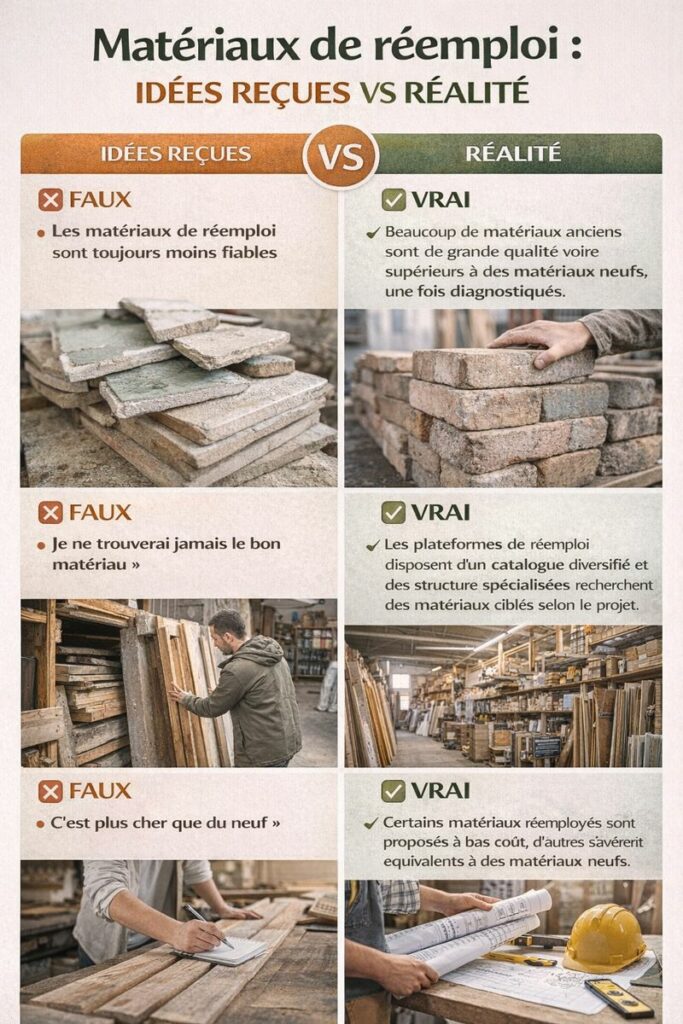 résumé des matériaux de réemploi